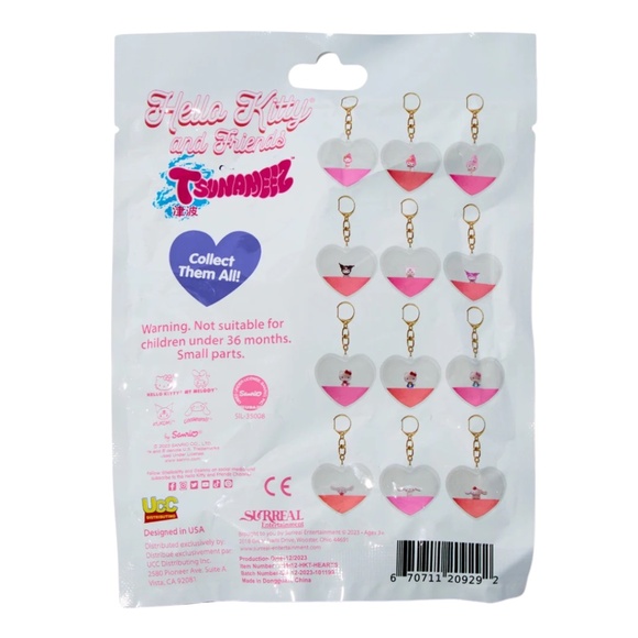 Hello Kitty & Friends Tsunameez Blind Bag | Backpack Charms & Keychains for Girl - Picture 3 of 5